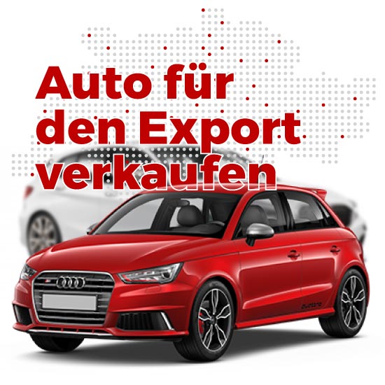 Autoverkauf für den Export